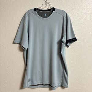 Bluesmiths Shirt Mens XL Blue The Lane Waterwear Performance DWR Zip Pocket